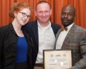 Rachel and Jim with Graduate @ May Graduation