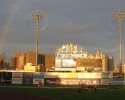 Cyclones Field with Rainbow